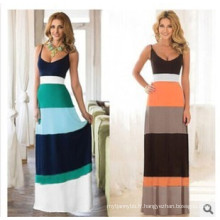 2016 Fashion Long Dress Femmes D&#39;été Casual Long Dress